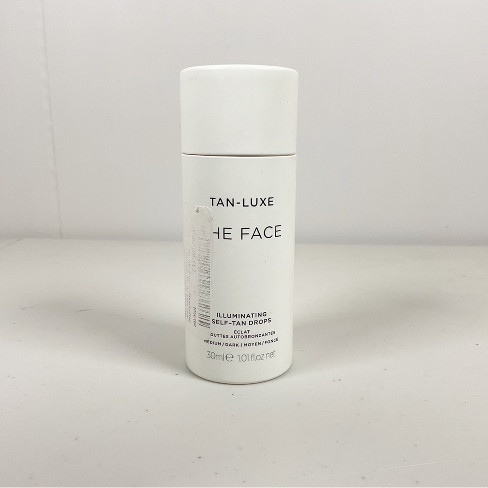 Tan-Luxe The Body Illuminating Self Tan Drops ~ MEDIUM-DARK ~ full size nib